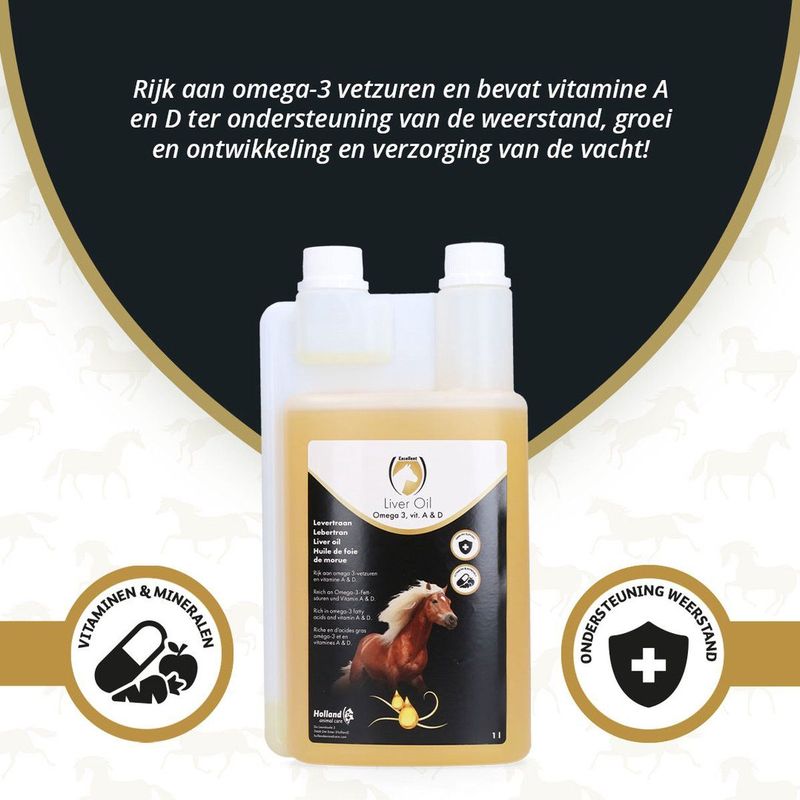 Excellent - Levertraan - Dierensupplement - Natuurlijke Olie