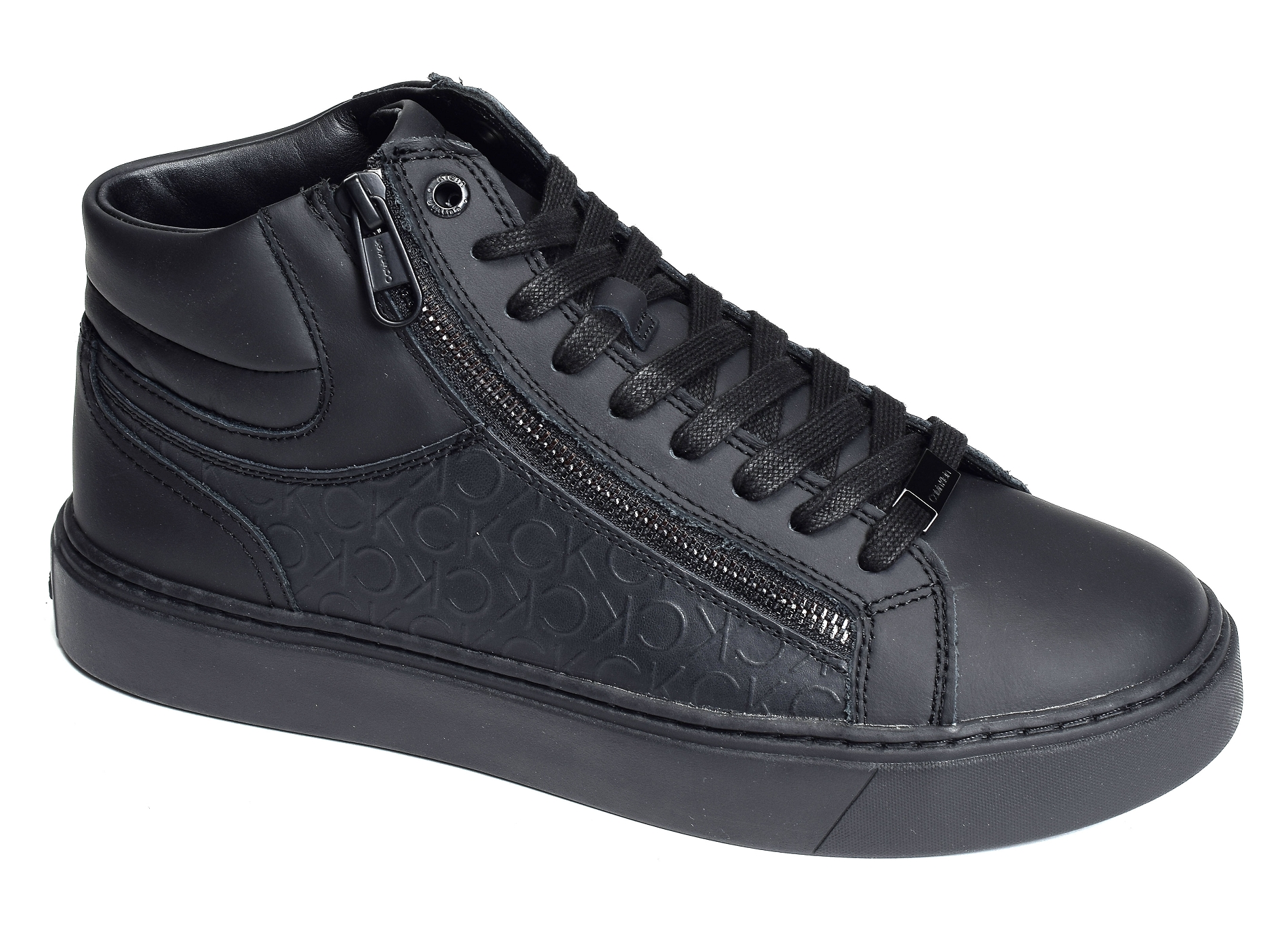 High top lace up 0812 noir