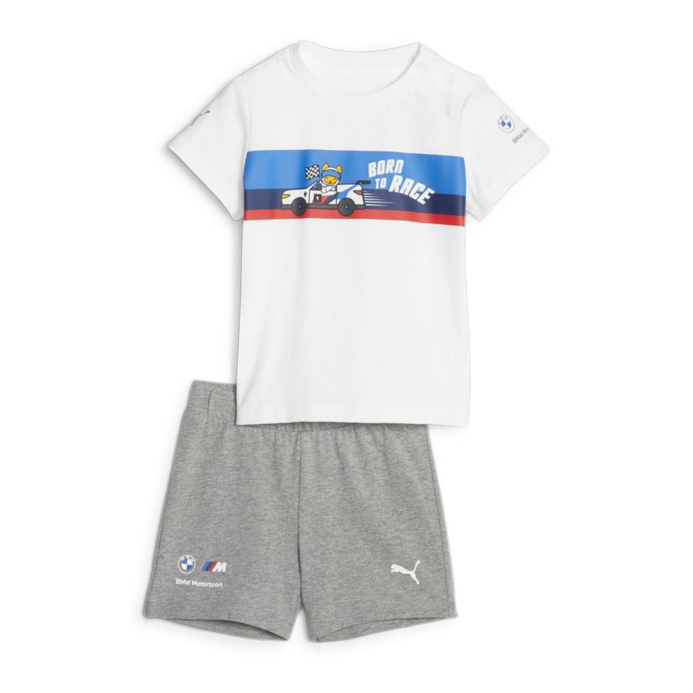 Puma Ensemble Blanc/Gris Garçon Puma Toddler