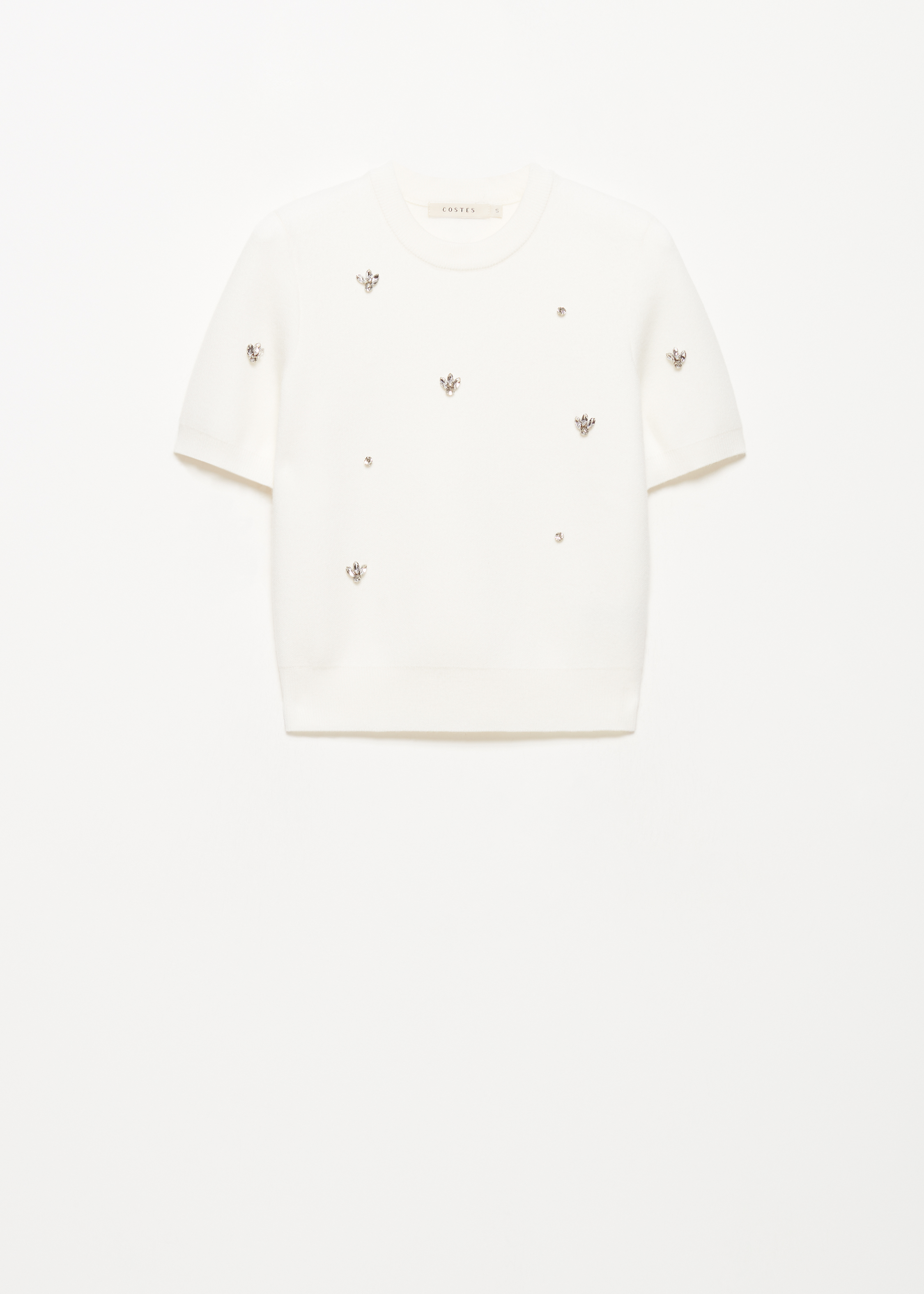 Trui met all-over steentjes