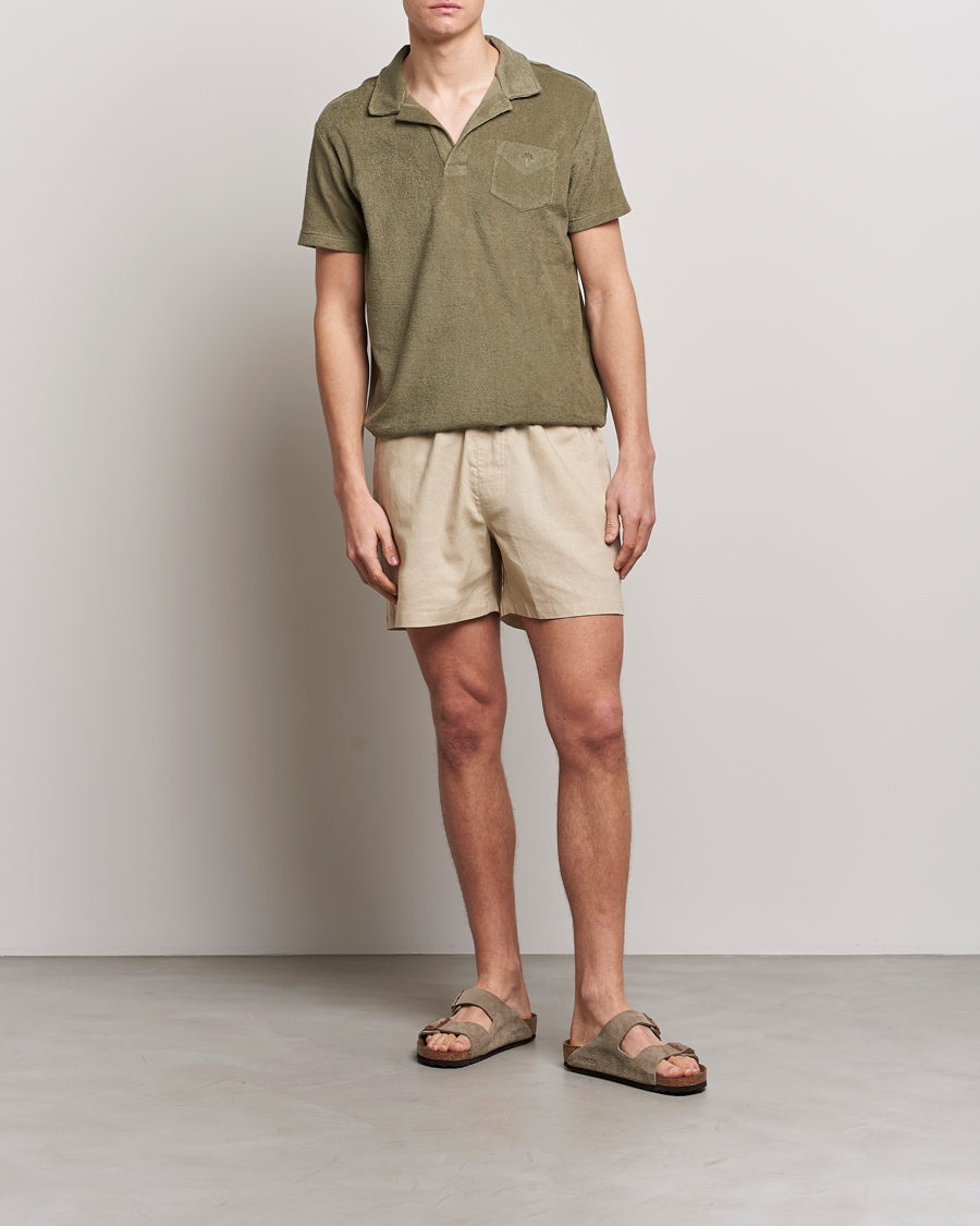 OAS Linen Shorts Beige