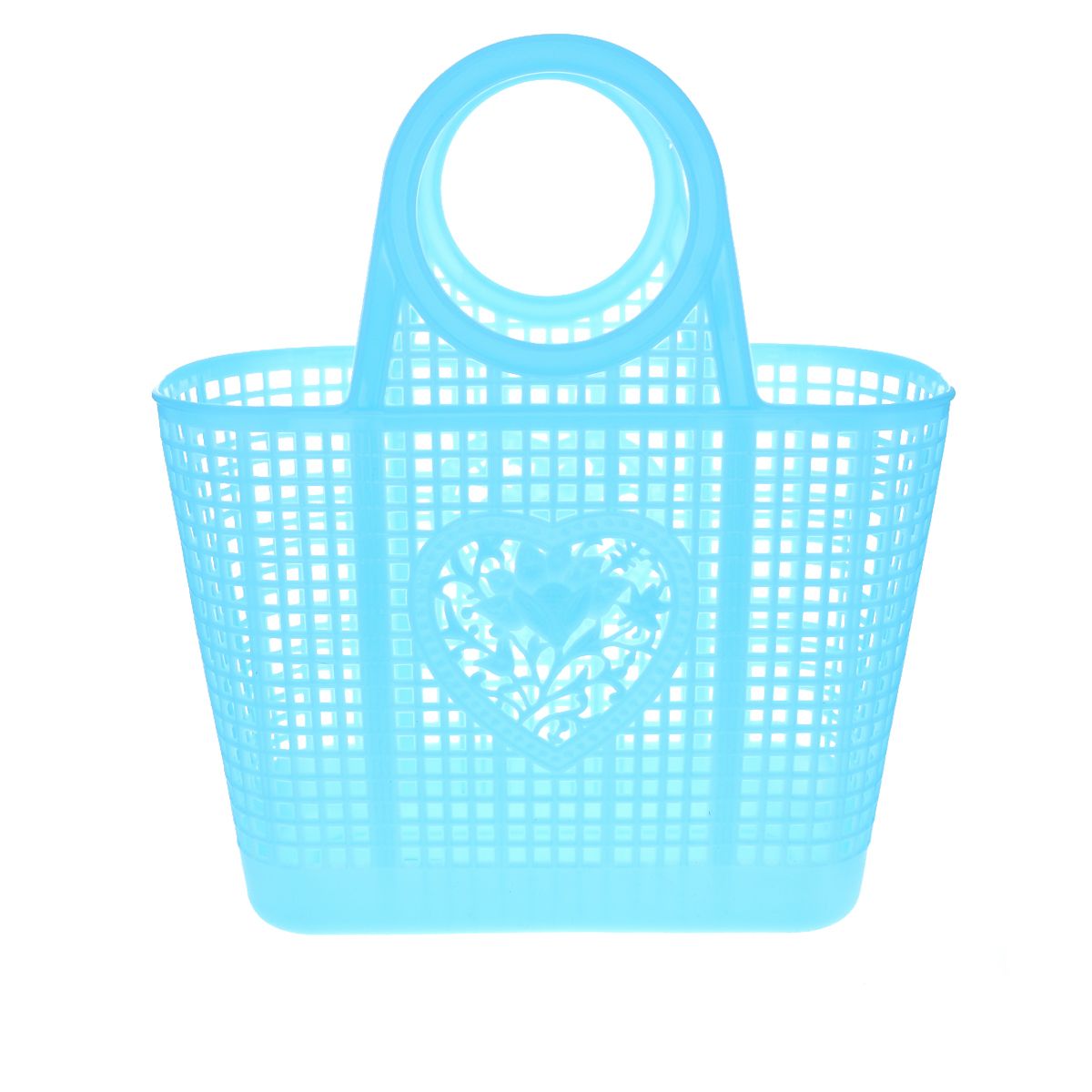 Panier shopping plastique bleu Le petit Souk