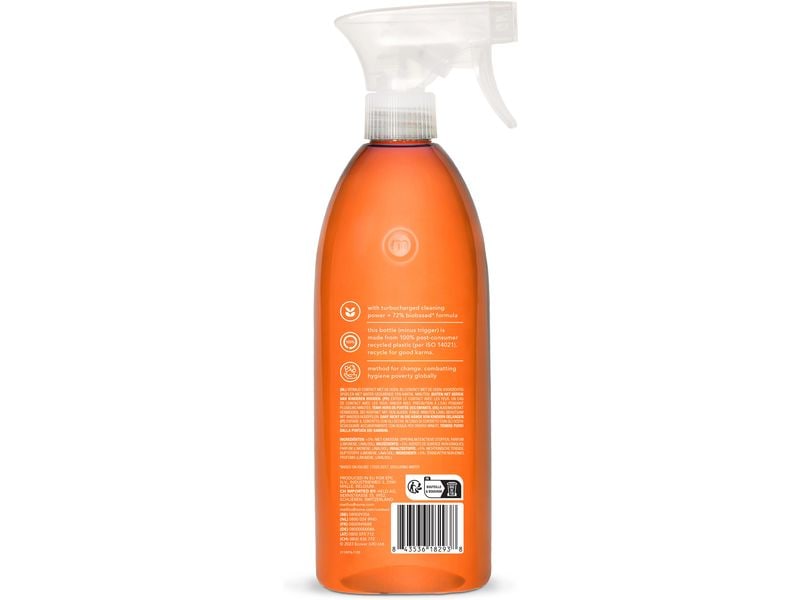 Method Küchenreiniger Daily Spray 828 ml Küchenreiniger wirksam gegen Fett und Schmutz