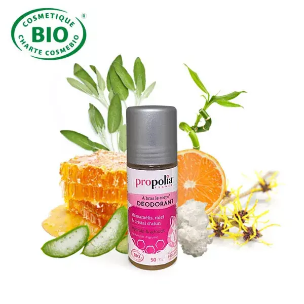 Propolia A Bras le Corps Desodorante Roll'On Orgânico 50ml