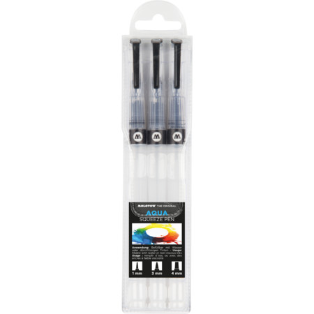 Molotow Aqua Squeeze Pen Basic Set 1 3er-Etui by MolotowLeermarker