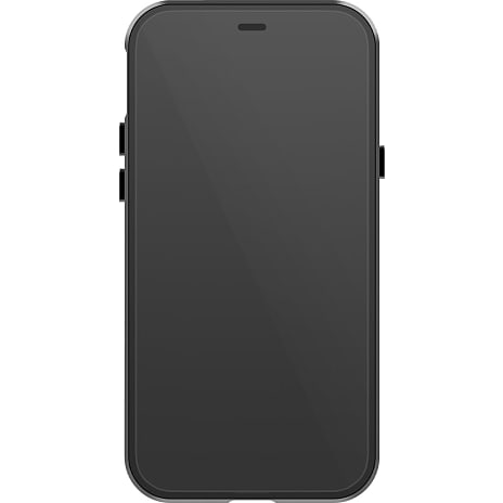 Black rock iPhone 13 cover - transparent/sort