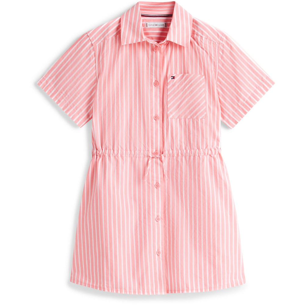 Køb Tommy Hilfiger Tropical Blush Stripes Poplin Stripes Skjorte Kjole