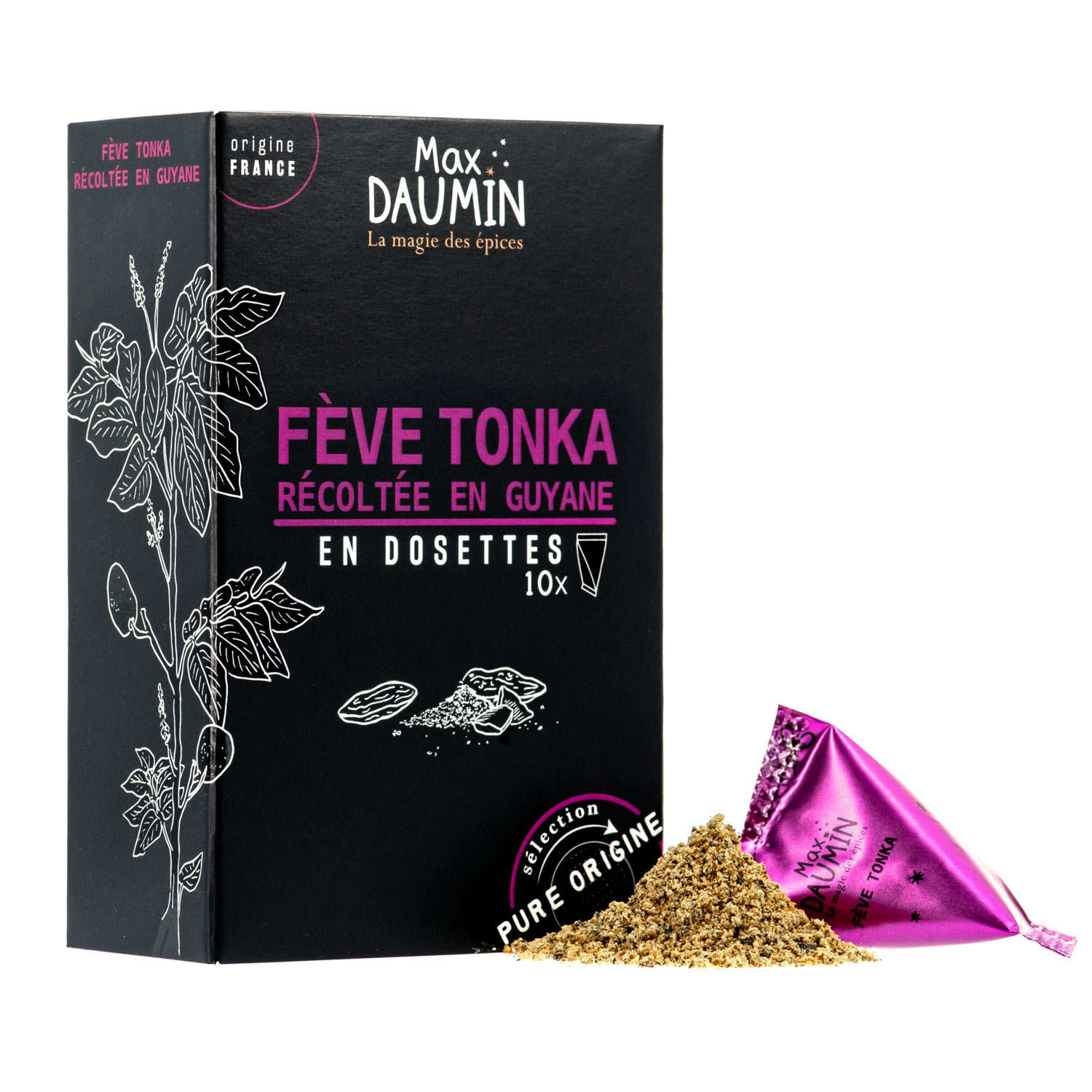 10 dosettes de Fèves Tonka de Guyane