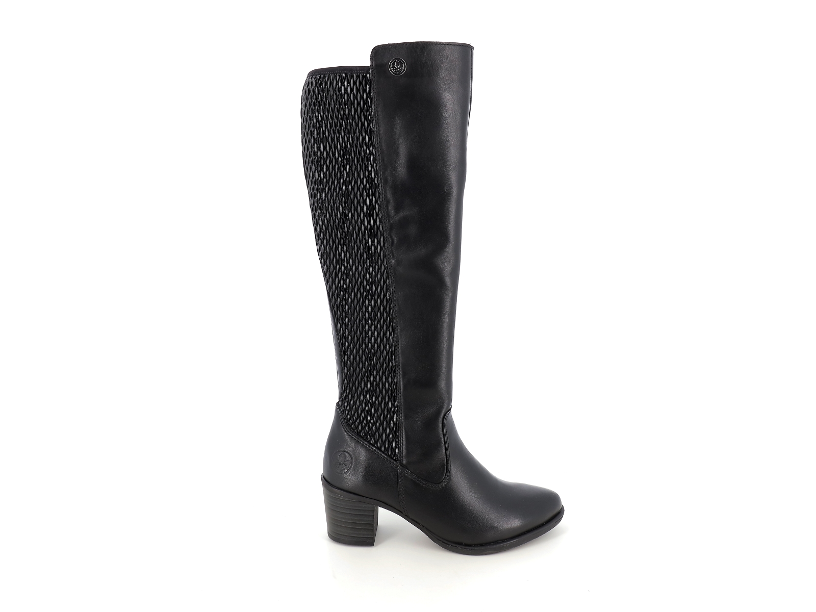 Rieker-Y2050 Cuir Noir
