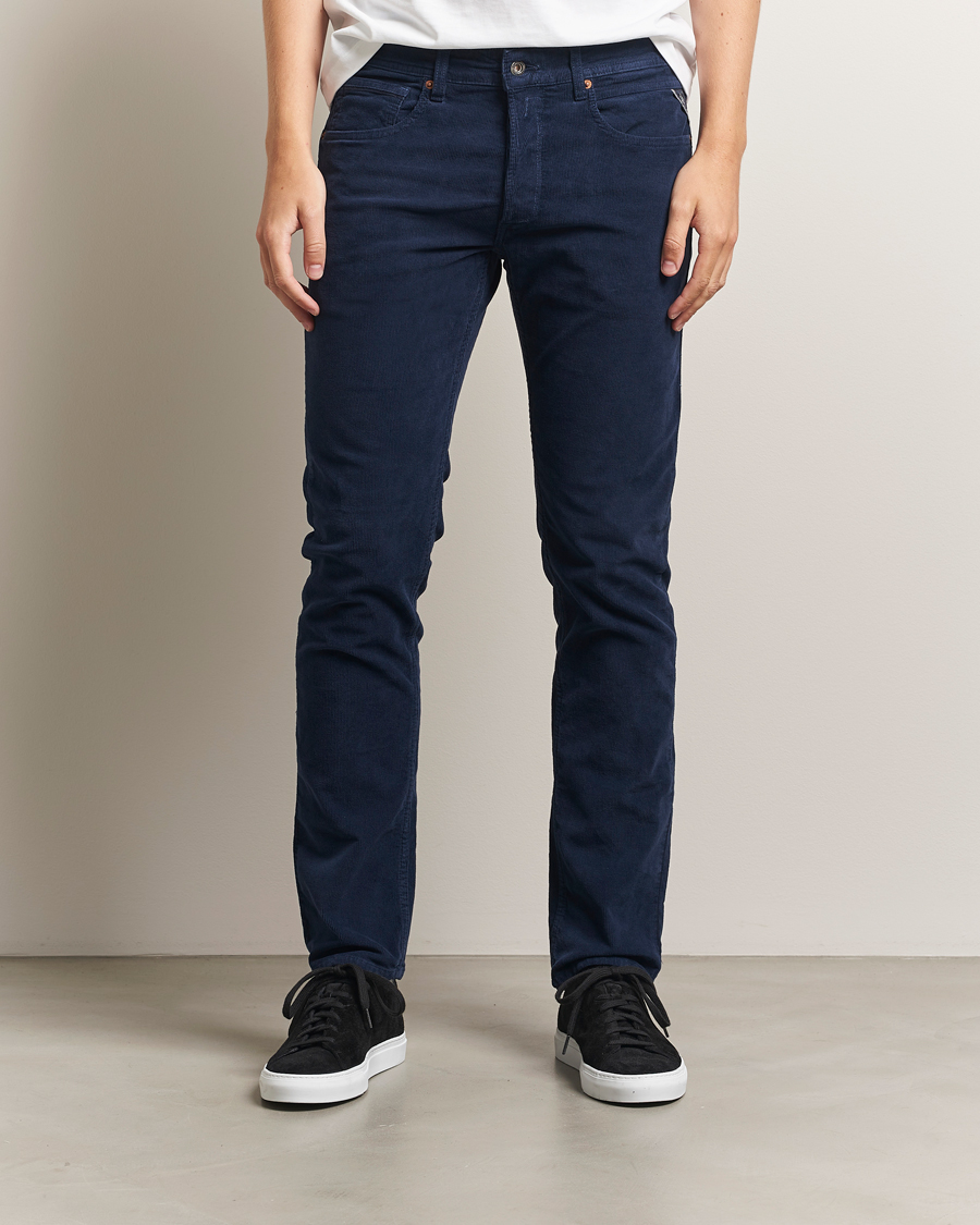 Replay Grover Corduroy 5-Pocket Pants Navy