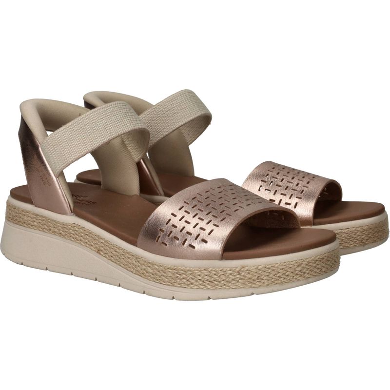 Skechers Slip-Ins: Bobs Sun Ray Sandalen Roze Dames