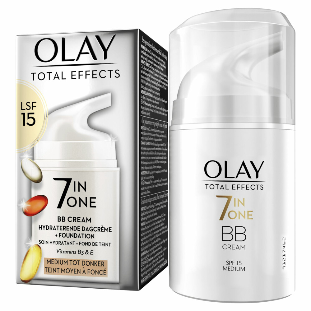 Olay Total Effects 7-in-1 BB Cream SPF 15 Medium tot Donker50 ml