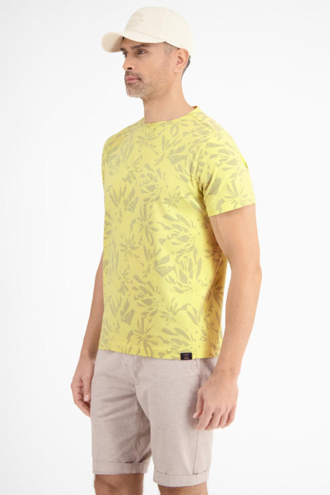 Lerros gele heren t-shirt