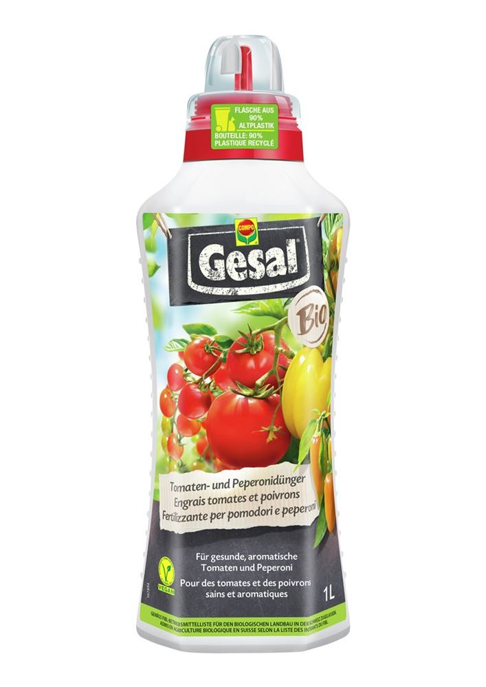 GESAL Tomaten- und Peperonidünger<br>1 l, Flasche, flüssig, Bio