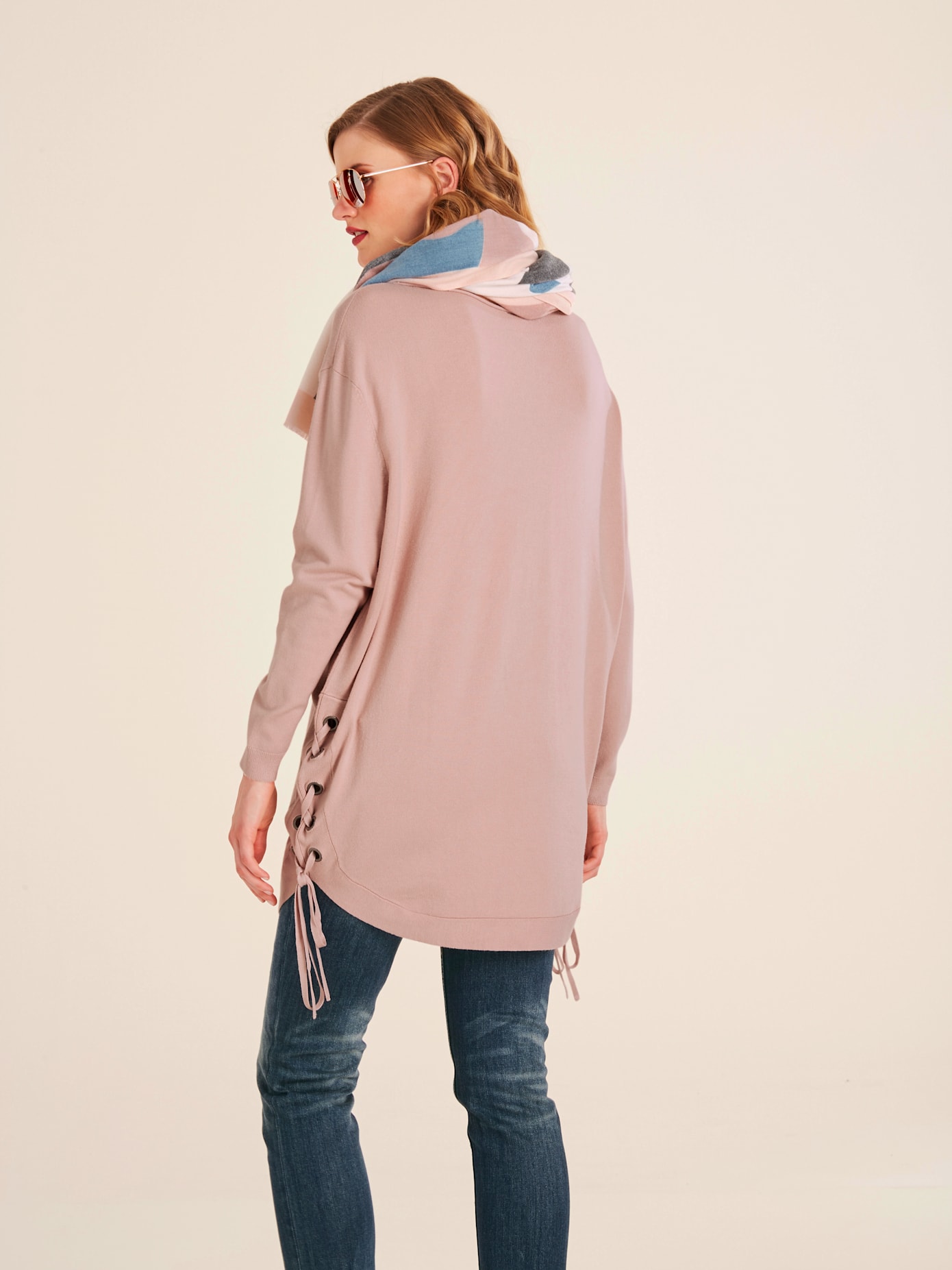 Pull long encolure ronde