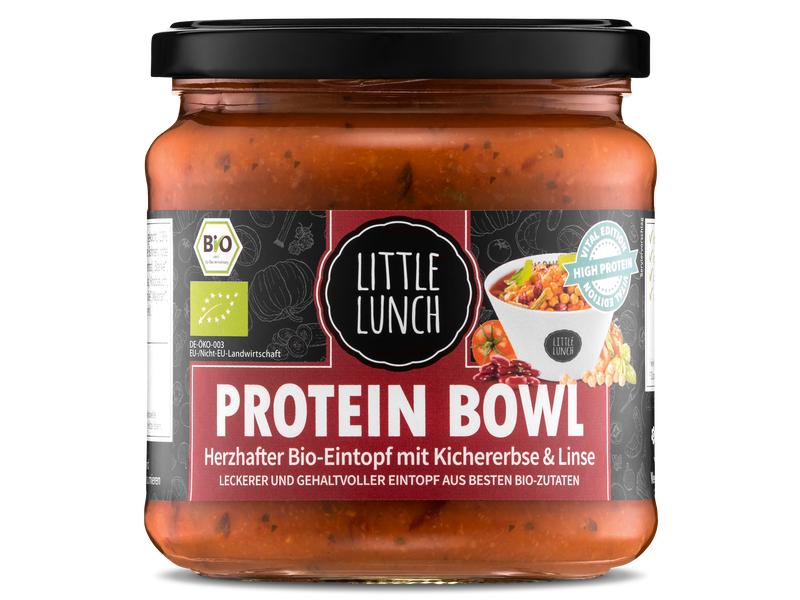 Little Lunch Protein Gemüseeintopf Kichererbse und Linse Bi Herzhafter Bio-Eintopf mit Erbse & Linse