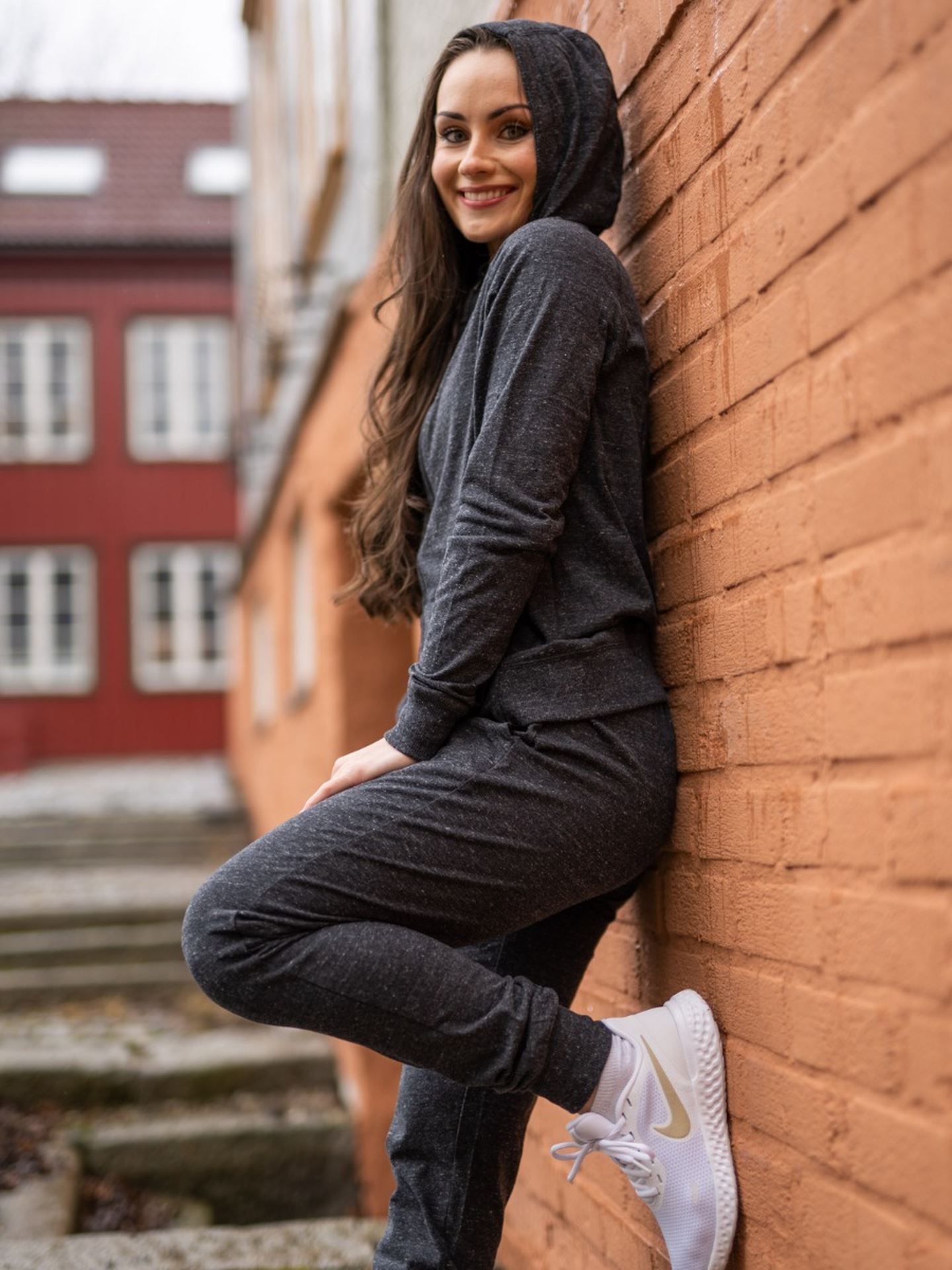 Chestine Melange Sweat Hoody