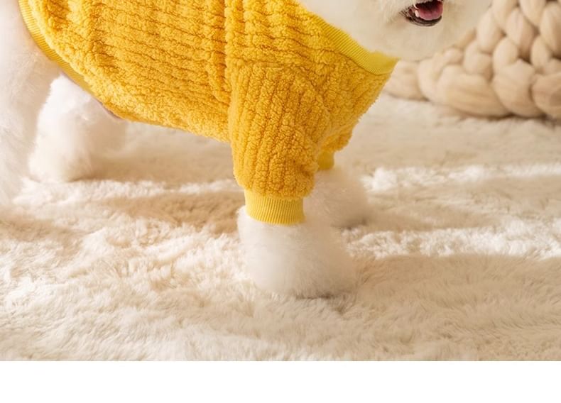 Cissilli - Panda Applique Chenille Pet Overall