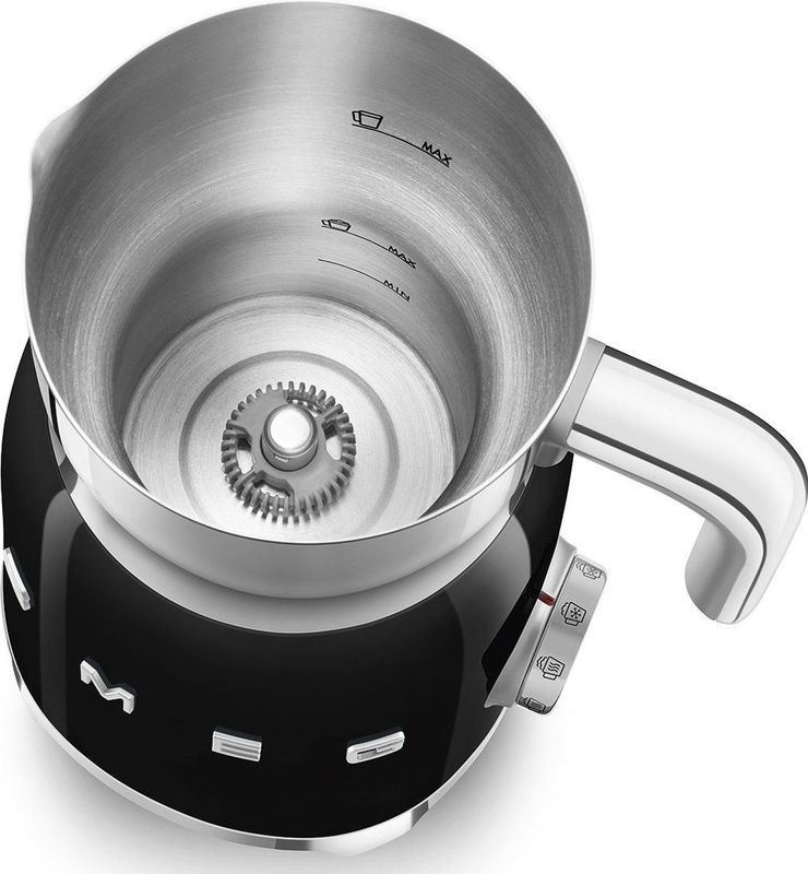 SMEG - MFF11 - Melkopschuimer - Roestvrijstaal - 600 ml Capaciteit