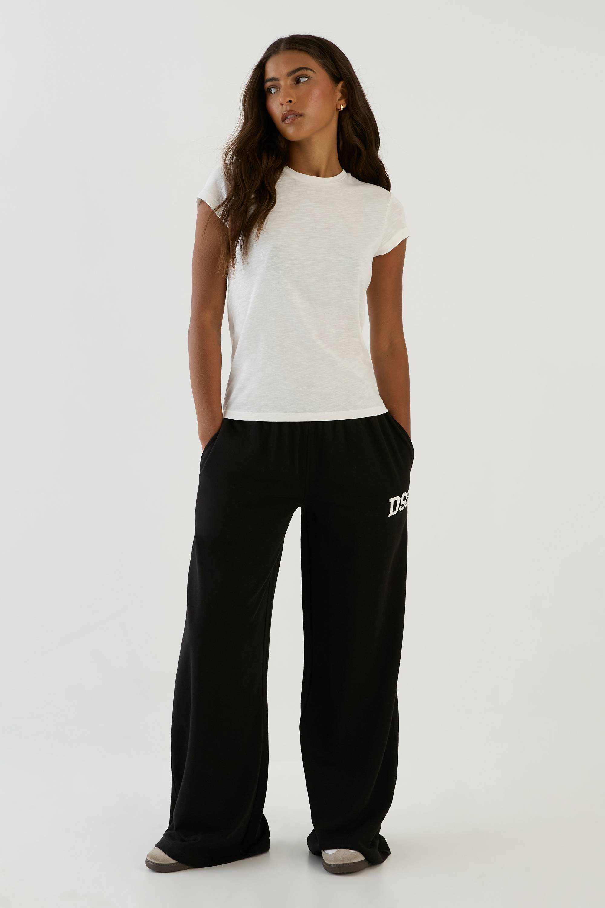 Jogging Dsgn Studio Coupe Large Taille Basse Avec Molleton Bouclette