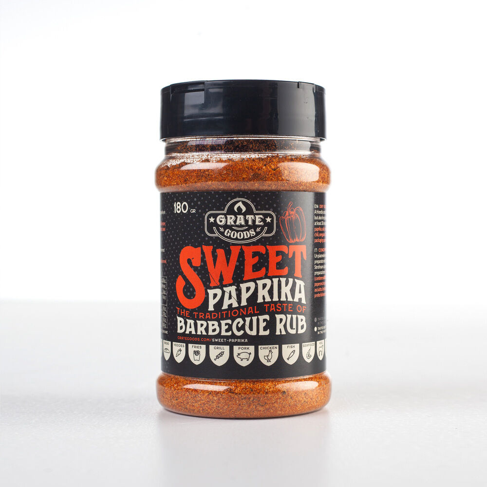 Grate Goods Sweet paprica - BBQ rub - 180 Gram