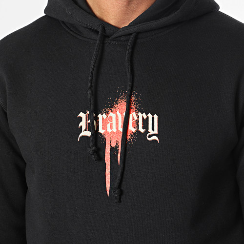 Sweat Capuche Bravery Cap Noir