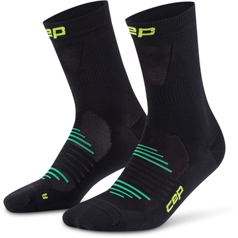CEP Pro Run Ultralight Mid Cut Socken Black Herren