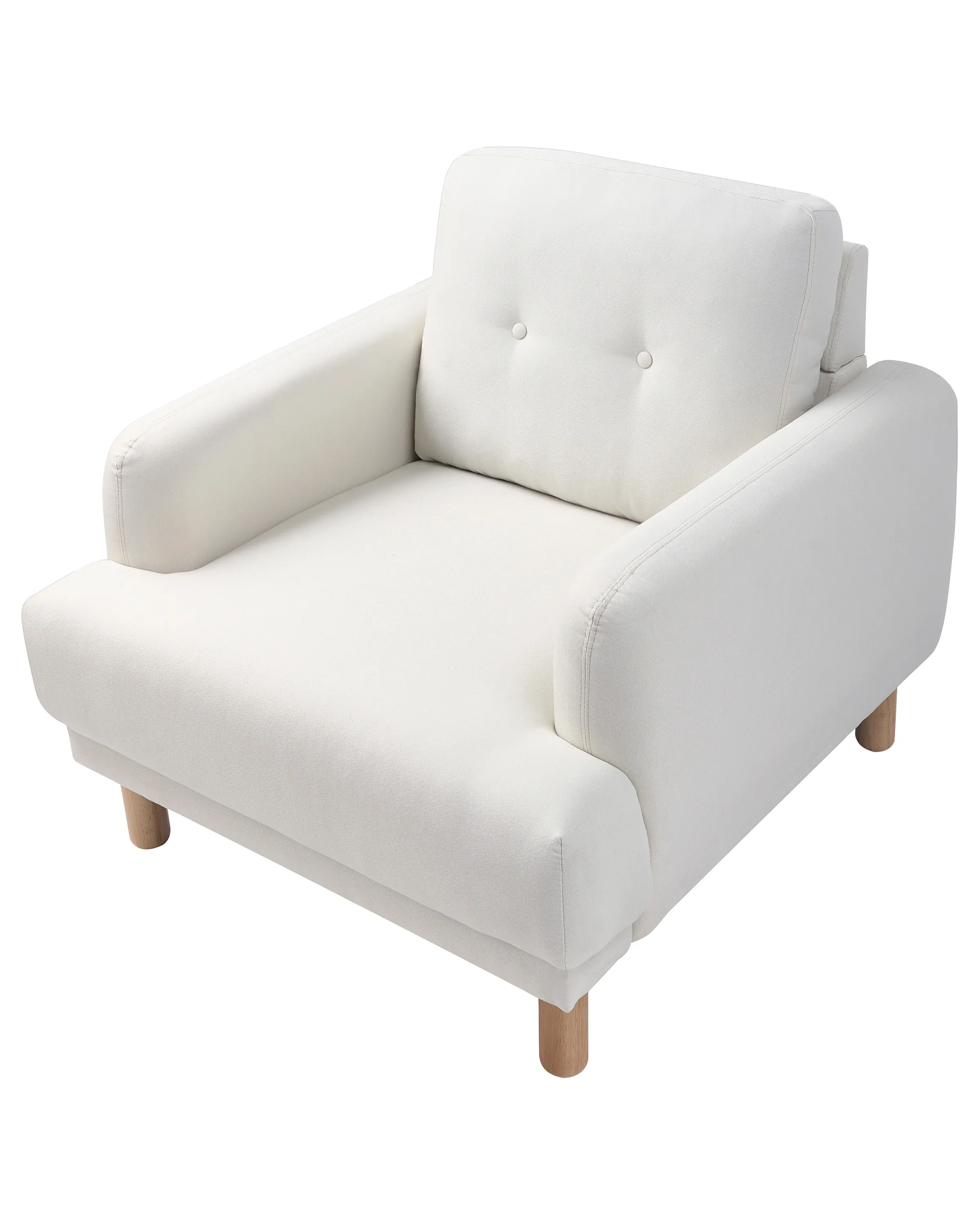 Fauteuil TUVE Stof Gebroken wit