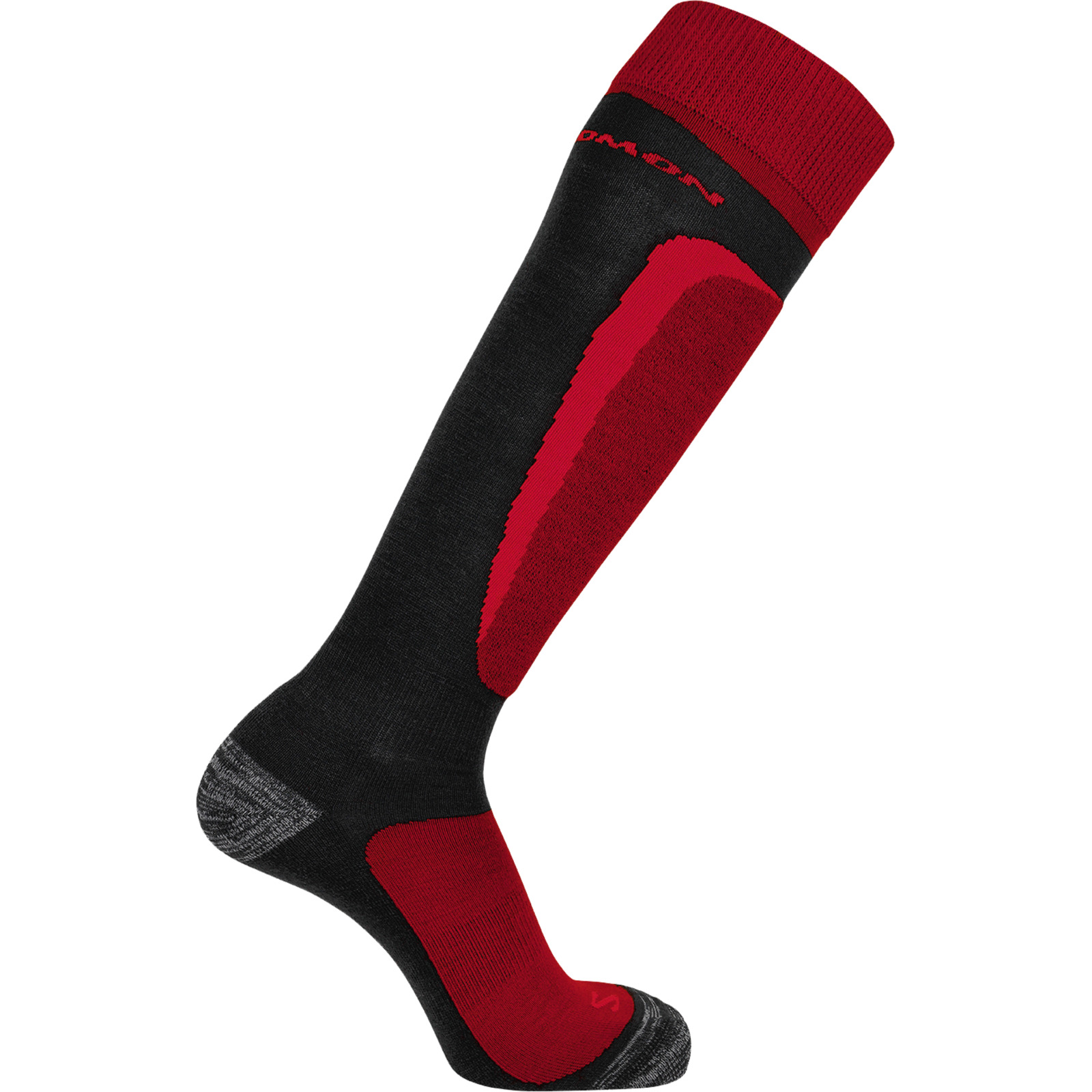 Salomon Unisex-Skisocken Focus, 2 Paar 42-44, rot