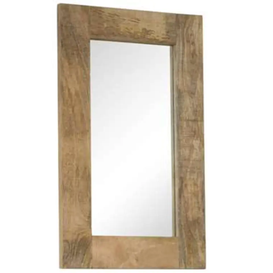 vidaXL - Spiegel - Bruin - Hout - 50 x 80 cm