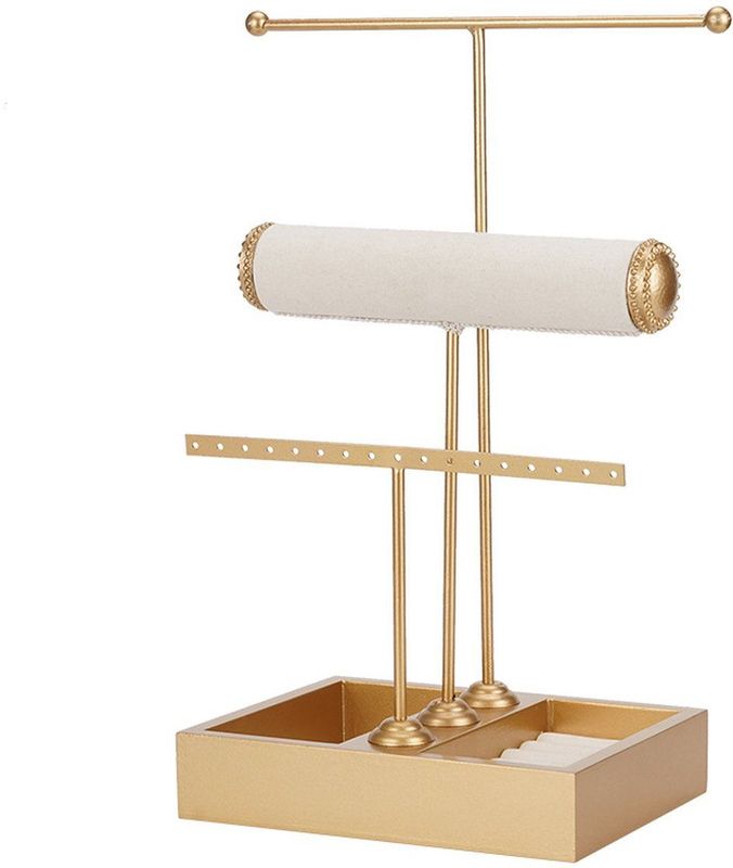 Sieradenstandaard - Gold - Juwelenhouder - Sieraden Organizer - Houder voor Horloges/Armbanden/Kettingen