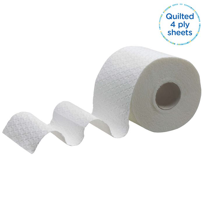 Kleenex toiletpapier 4 laags Extra Comfort 160 vel per rol pak van 4 rollen (8484)