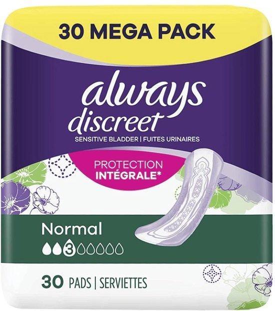 Always Discreet Voor Urineverlies Normal 30 Stuks