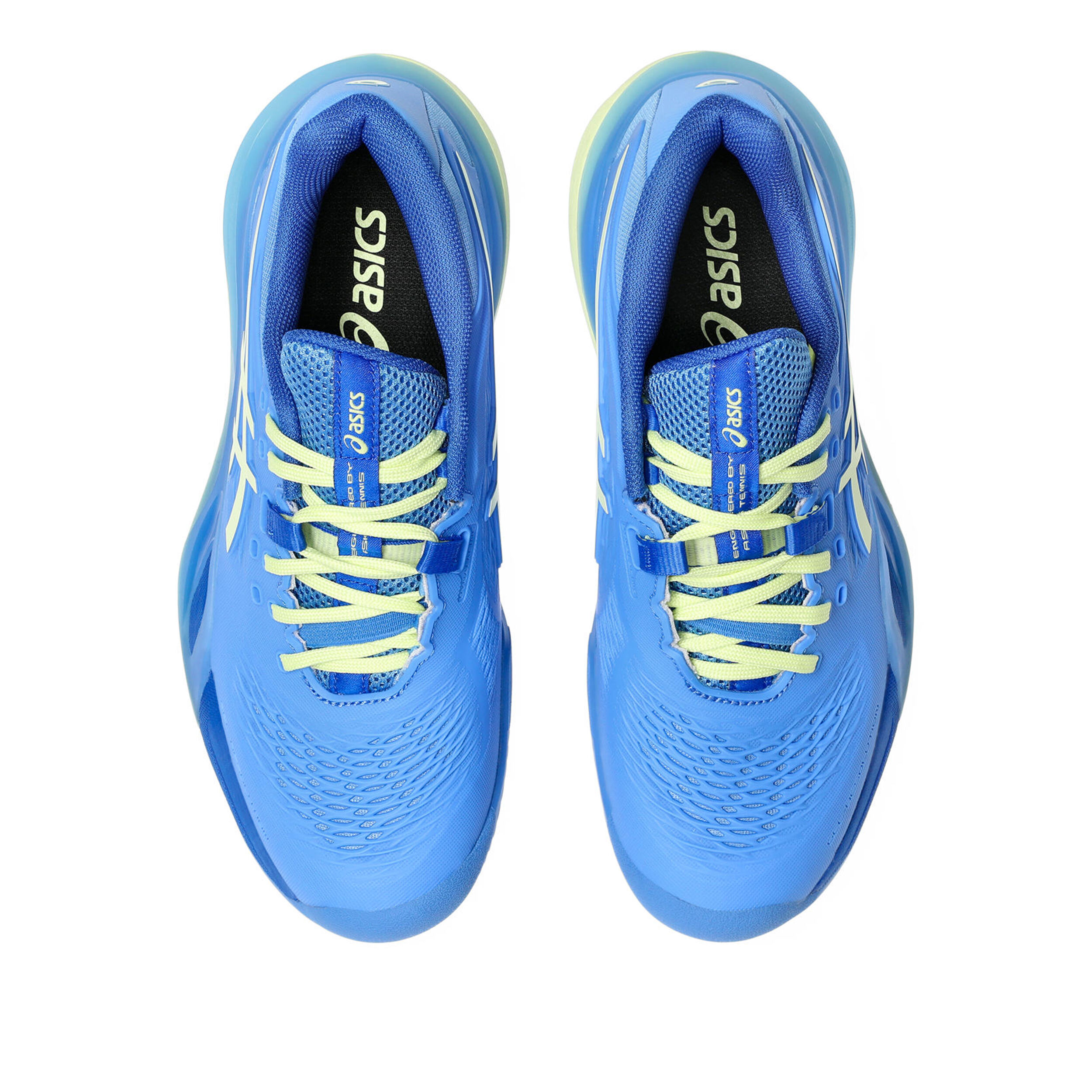 ASICS Gel-Resolution X Chaussure Terre Battue Femmes - Bleu , Jaune Lemon
