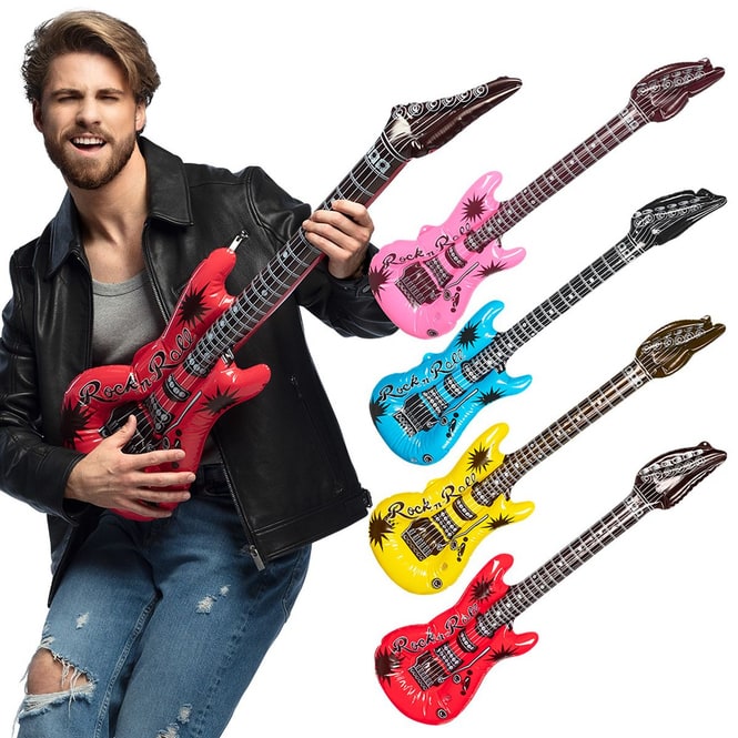 Aufblasbare Gitarre - ca. 106 cm - 1 Stück