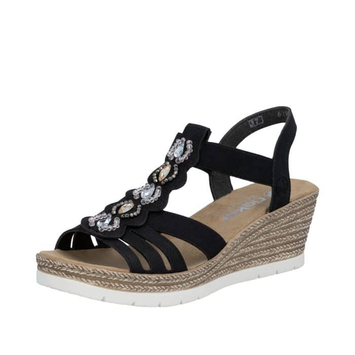 Rieker Sandal Dame 619B2-00