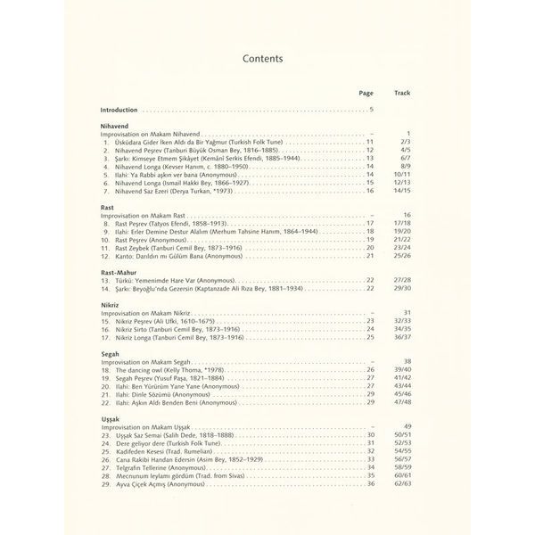 Schott Turkish Folk Tunes