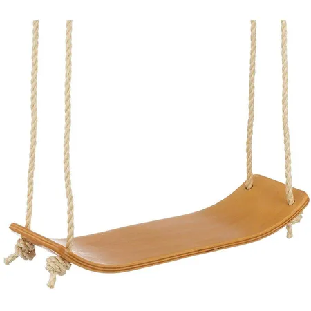 SpielMaus Brettschaukel Holz gebogen 50x15cm