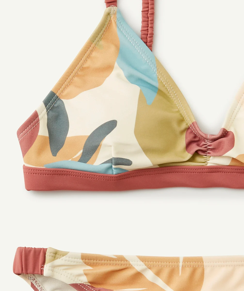LE MAILLOT DE BAIN 2 PIÈCES TRIANGLE COLORÉS EN FIBRES RECYCLÉES