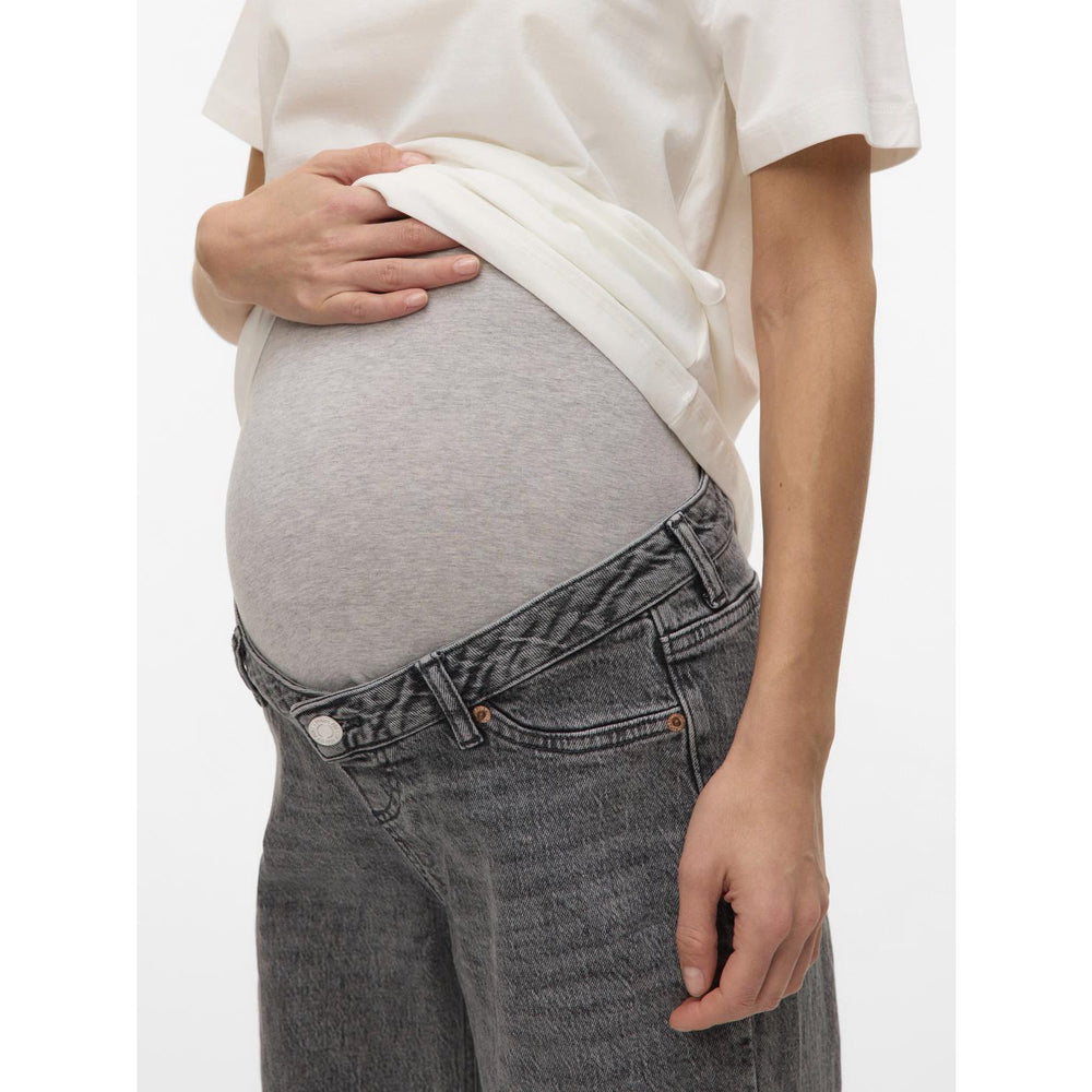 Køb Vero Moda Maternity Medium Grey Denim Vmmtessa Wide Jeans Ra206 Ga Noos