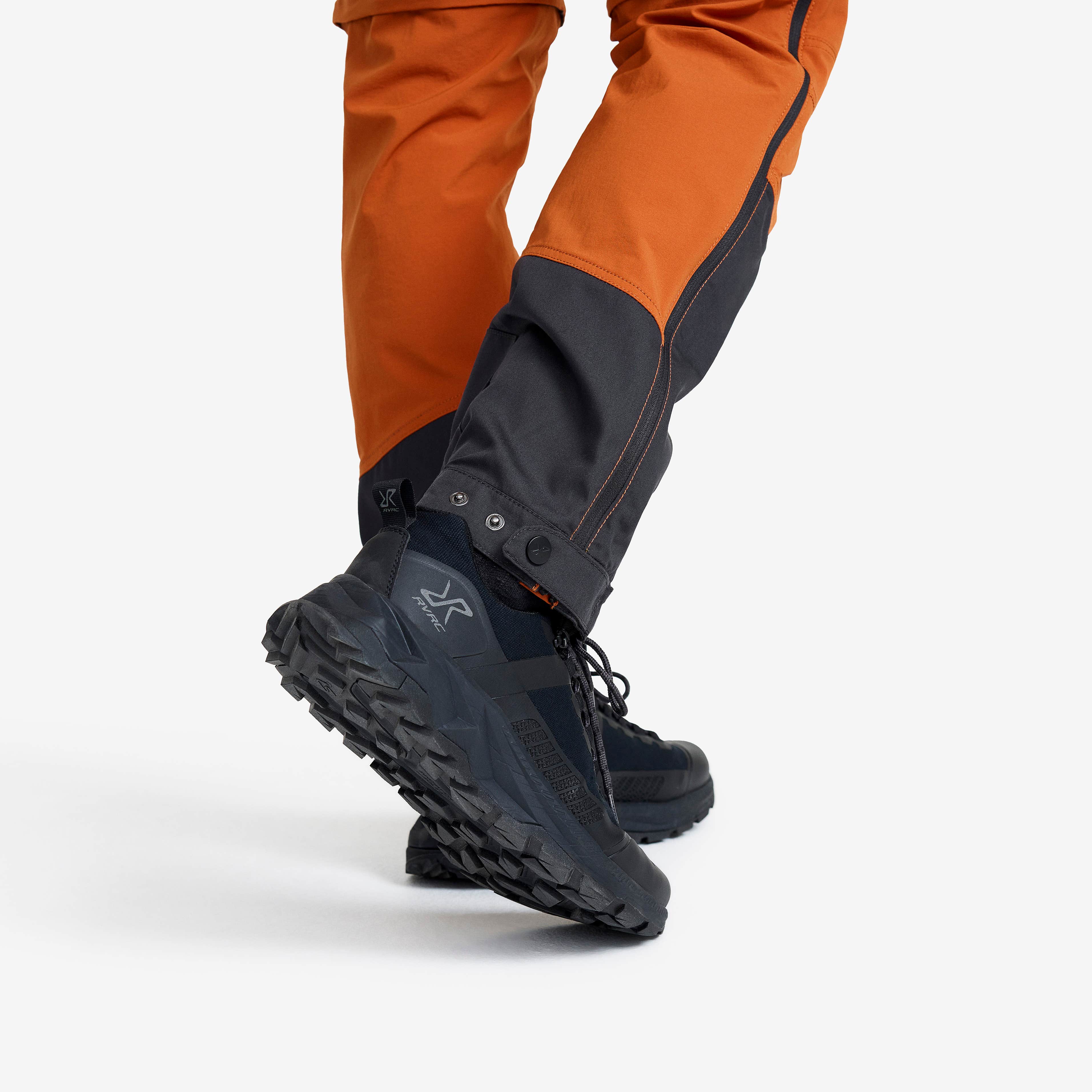 Range Pro Stretch Zip-off Pants Herre Teracotta Brown/Anthracite