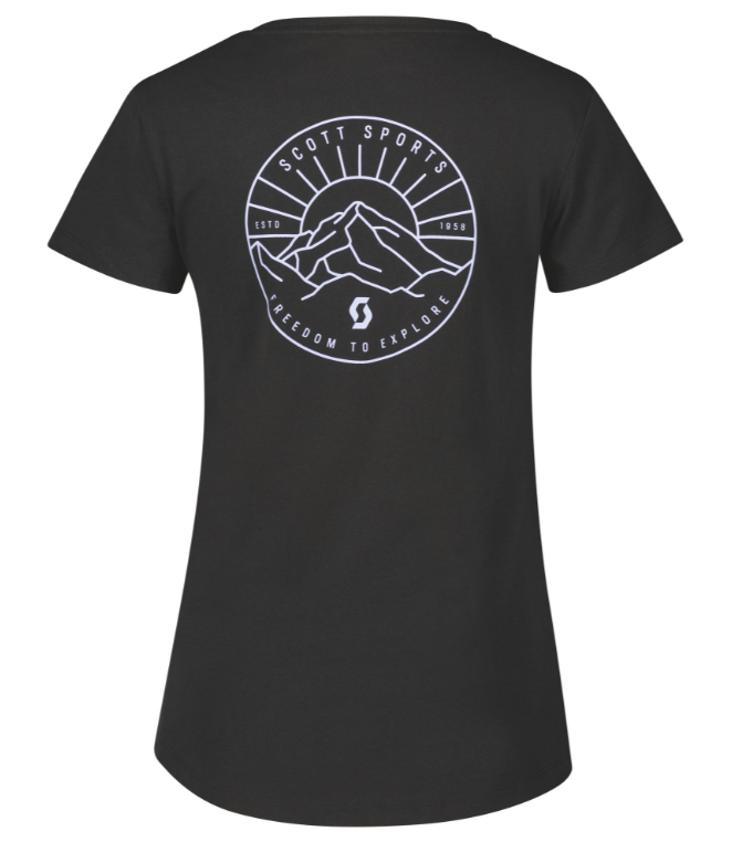 SCOTT Graphic T-shirt til Kvinder, Sort