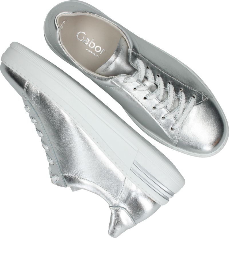 Gabor Sneakers Zilver Dames