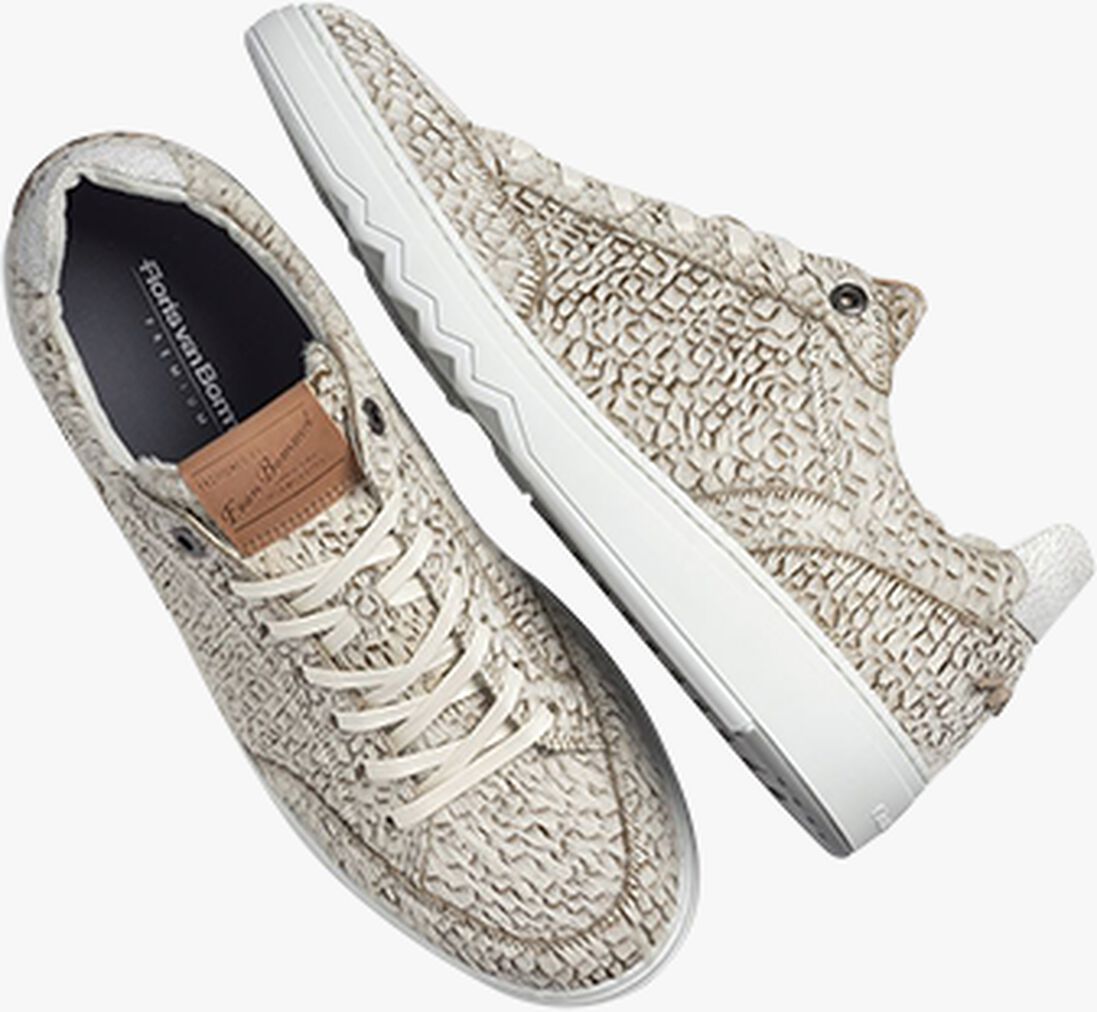 FLORIS VAN BOMMEL taupe floris van bommel lage sneakers sfm-10174