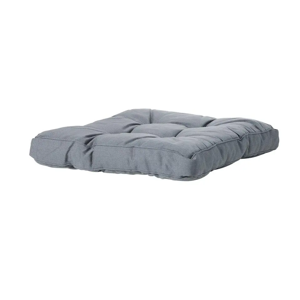 Madison - Florance Zitkussen Rib grey - Ca. 60x60 cm - Set van 2