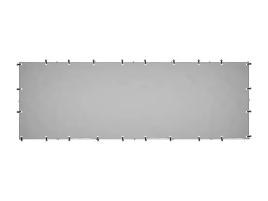 Chenil extérieur cage enclos argenté 330 x 110 x 110 cm 02_0000270