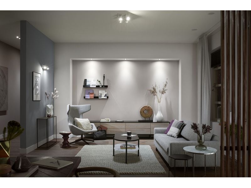 Philips Hue White & Color Ambiance Argenta 4er-Spot Weiss Licht in allen Farben