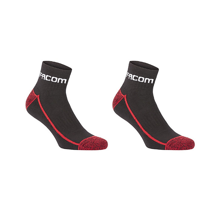 Chaussette de travail basse noire Facom Taille 39/40, 2 paires