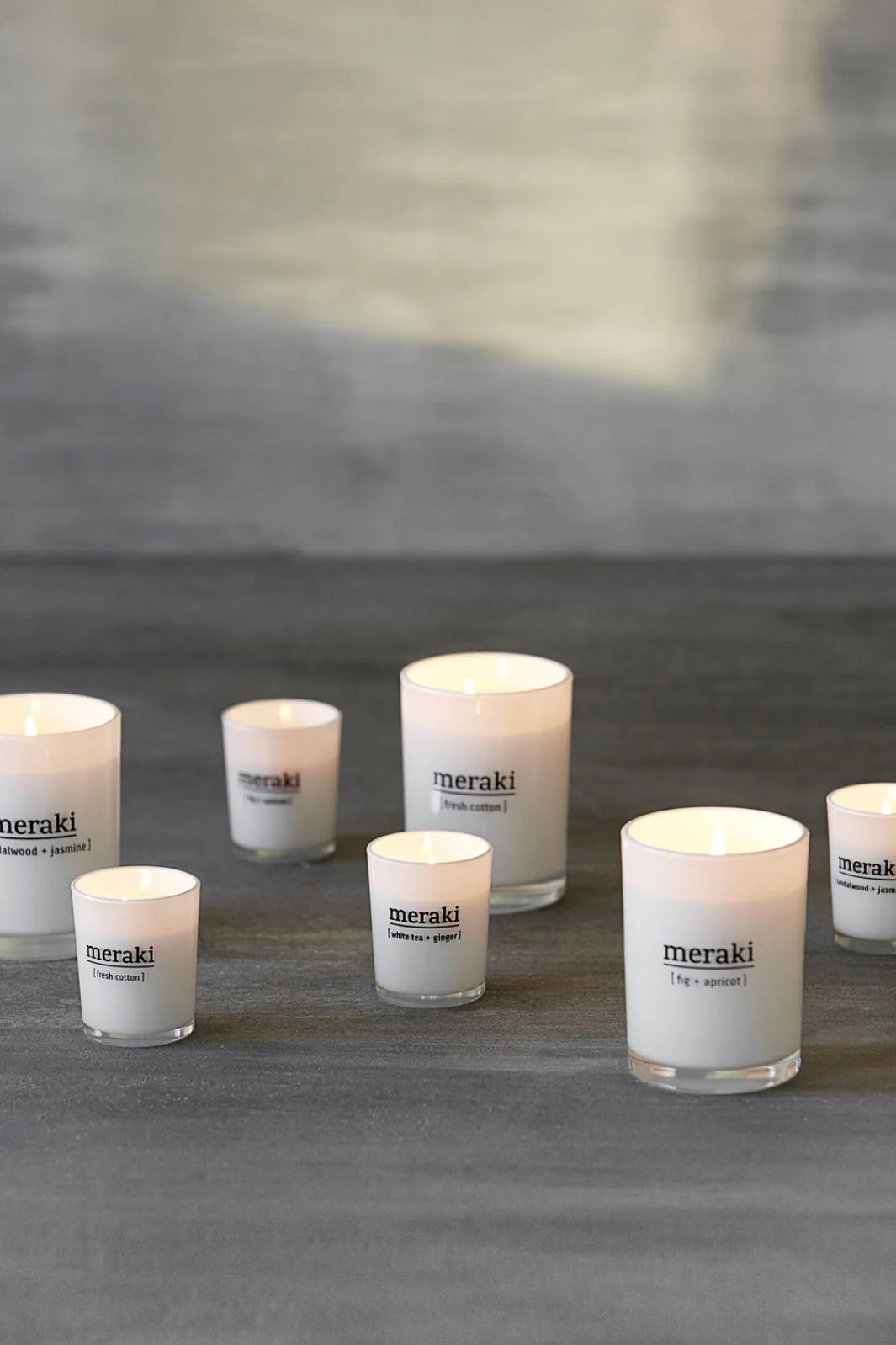 Meraki Duftlys sandalwood jasmine