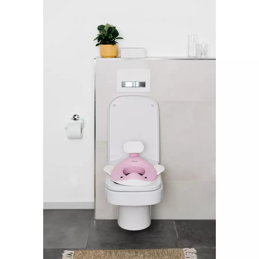 KINDSGUT Toilettenaufsatz Wal zartrosa